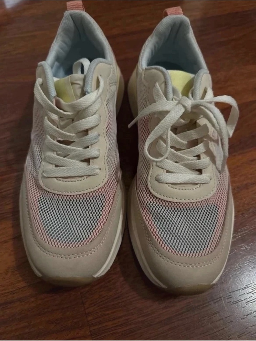 Zara Women’s Neutral Casual Mesh Sneakers